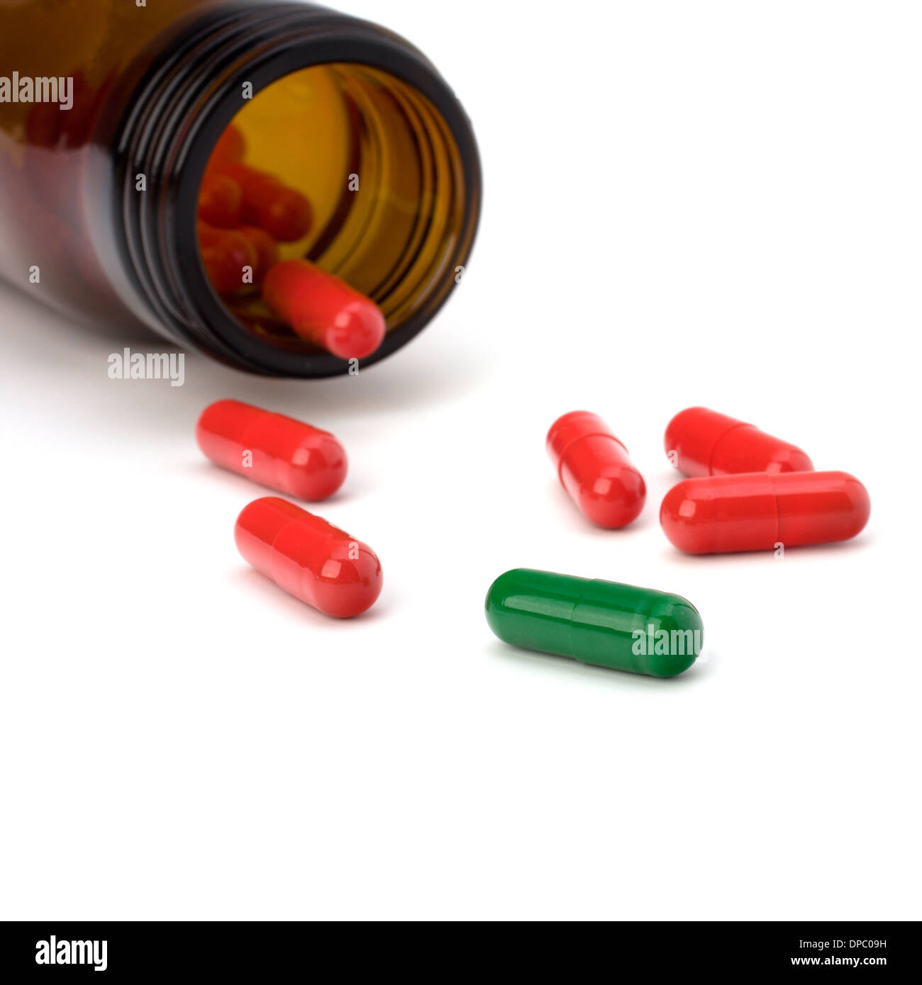 Drug in vial isolated on white background Stock Photo Alamy