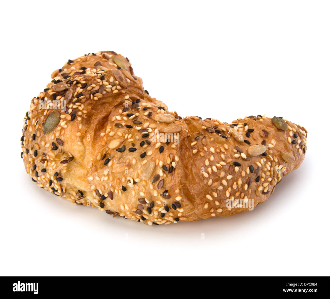 fresh croissant isolated on white background Stock Photo - Alamy