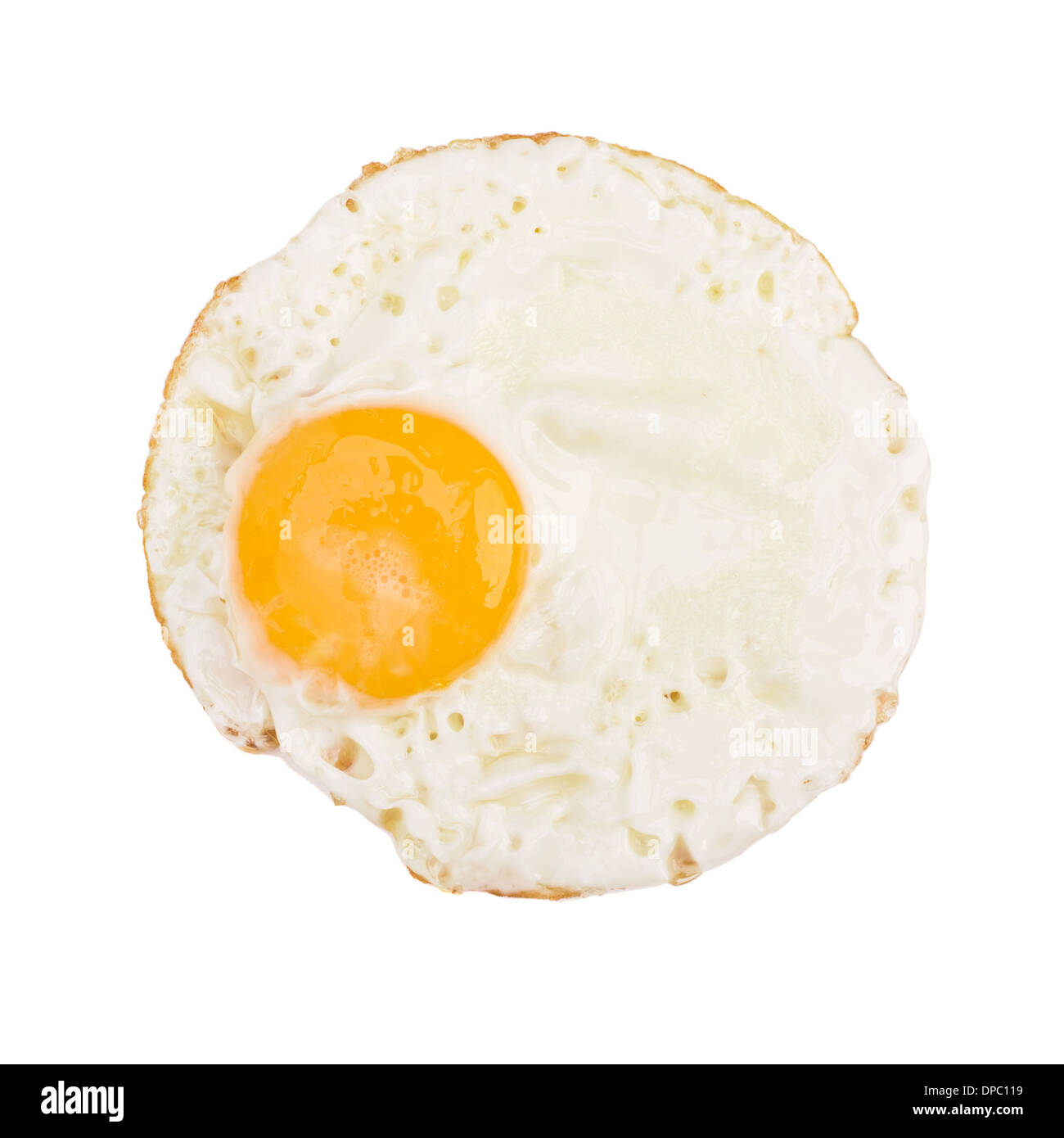 Fried Eggs isolated on white background cutout Stock Photo