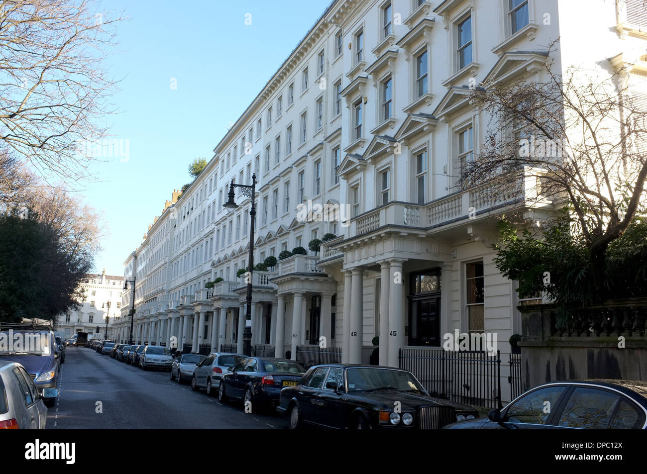 denbigh place pimlico city of westminster london sw1 uk 2014 Stock