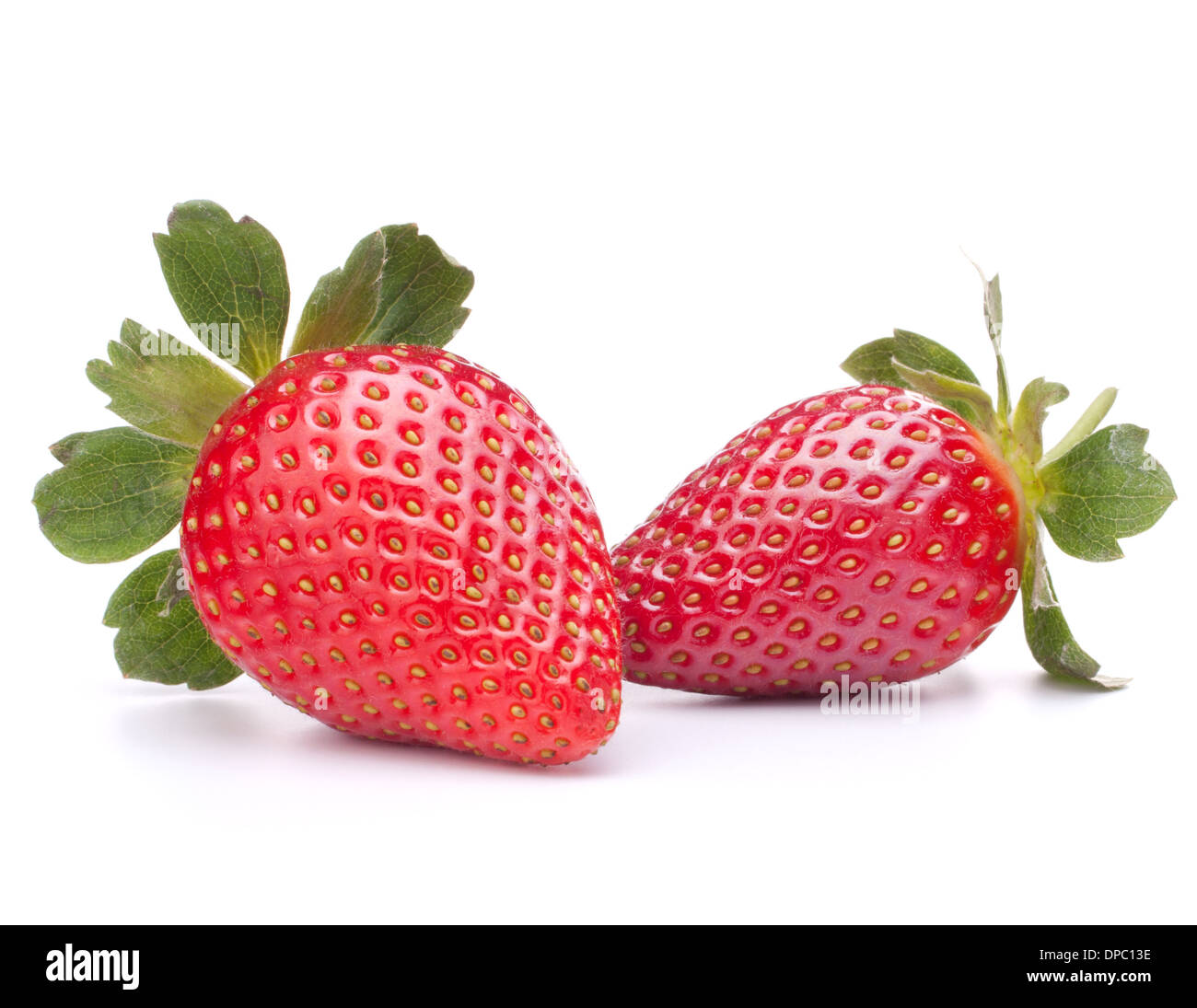 Strawberry isolated on white background cutout Stock Photo - Alamy