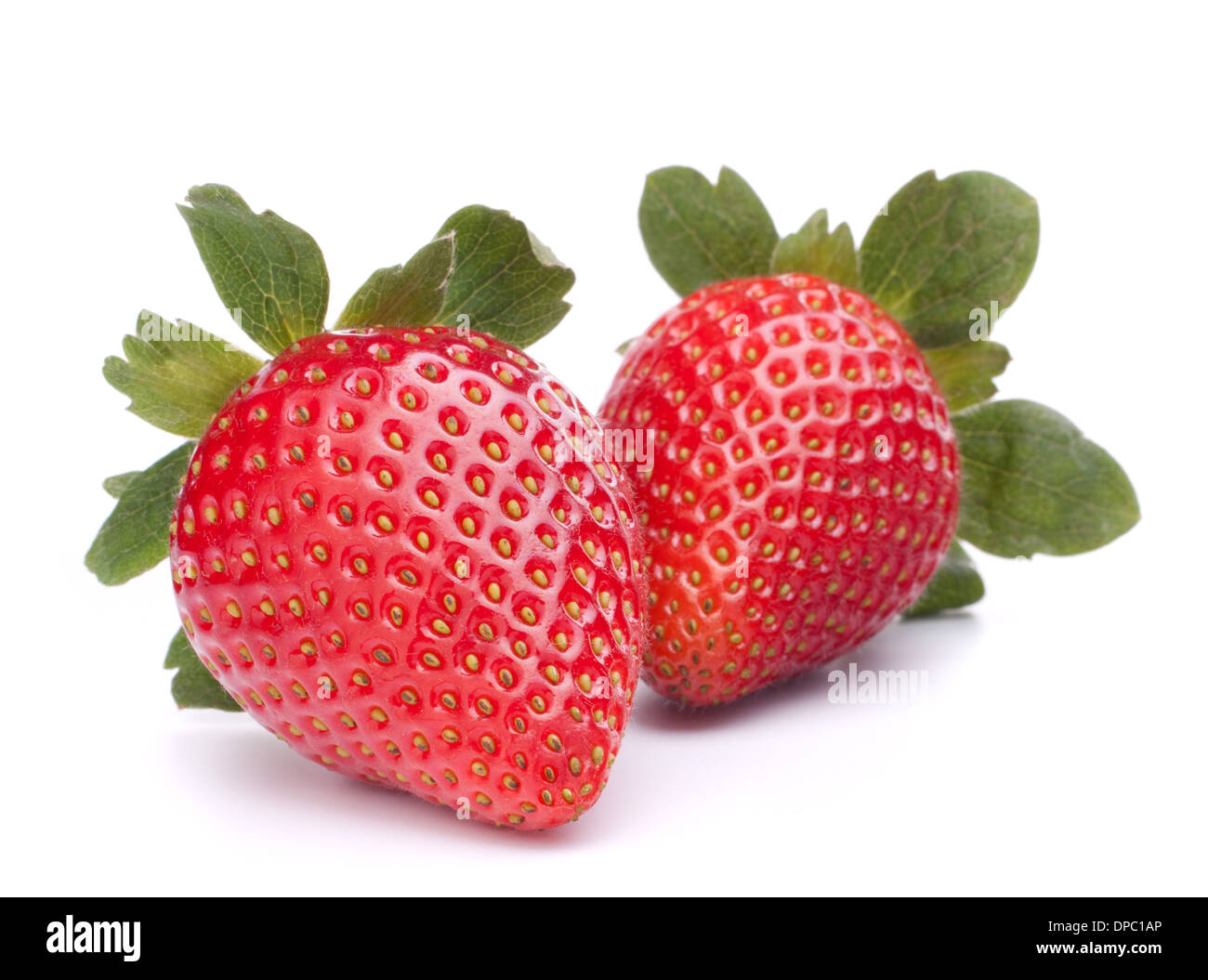 Strawberry isolated on white background cutout Stock Photo - Alamy