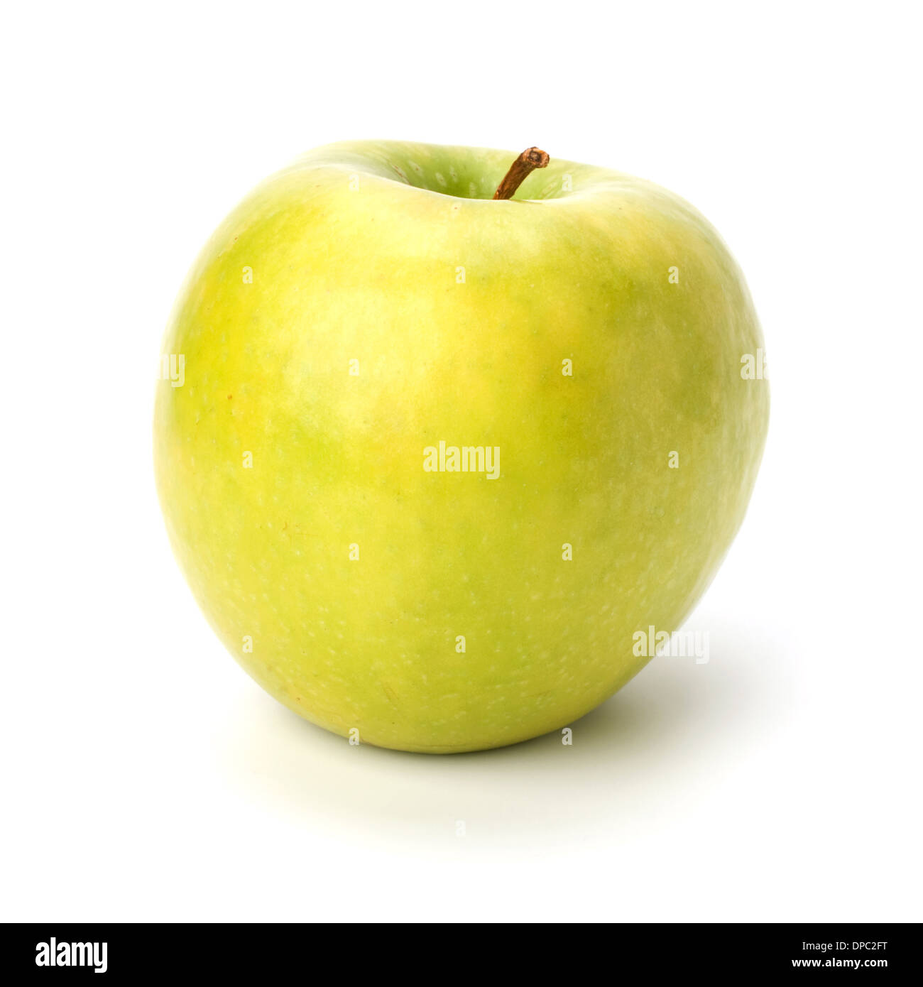 green apple isolated on white background Stock Photo - Alamy