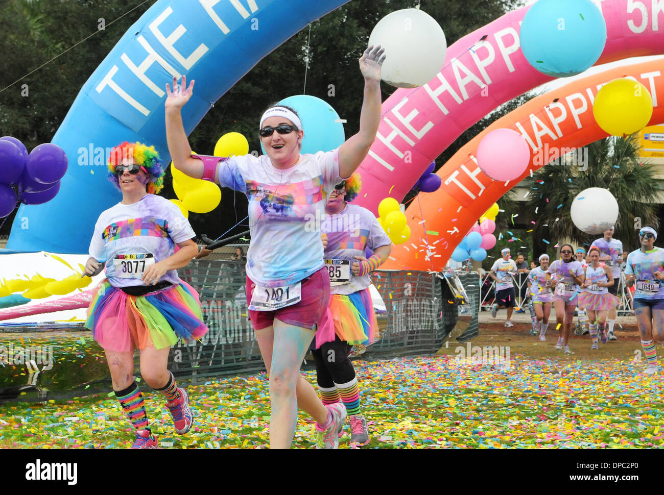 Orlando, Florida, USA. 11 January 2014. Atmosphere at The Color Run in ...