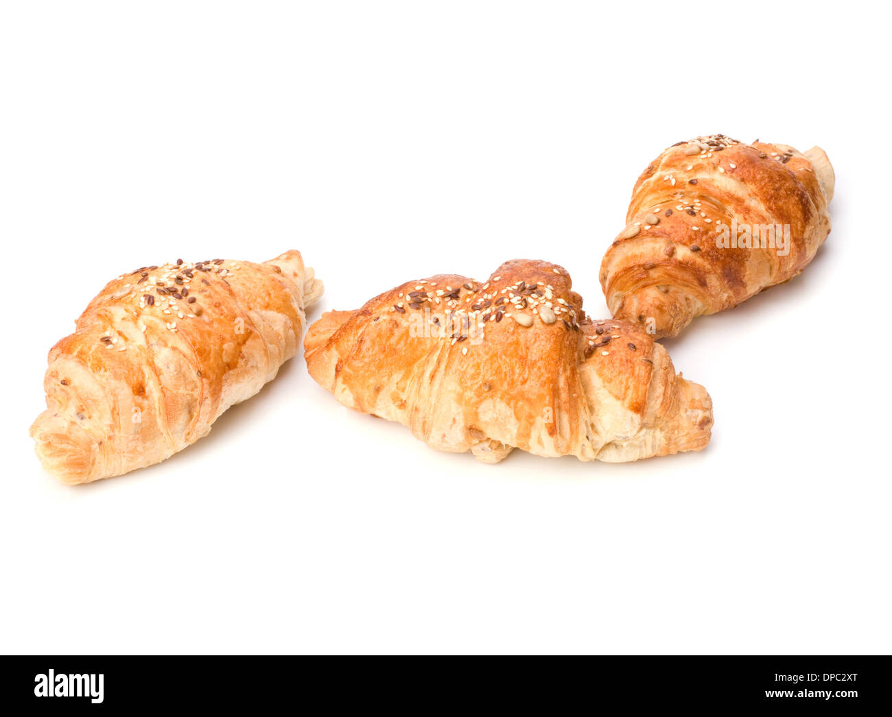 croissant isolated on white background Stock Photo - Alamy