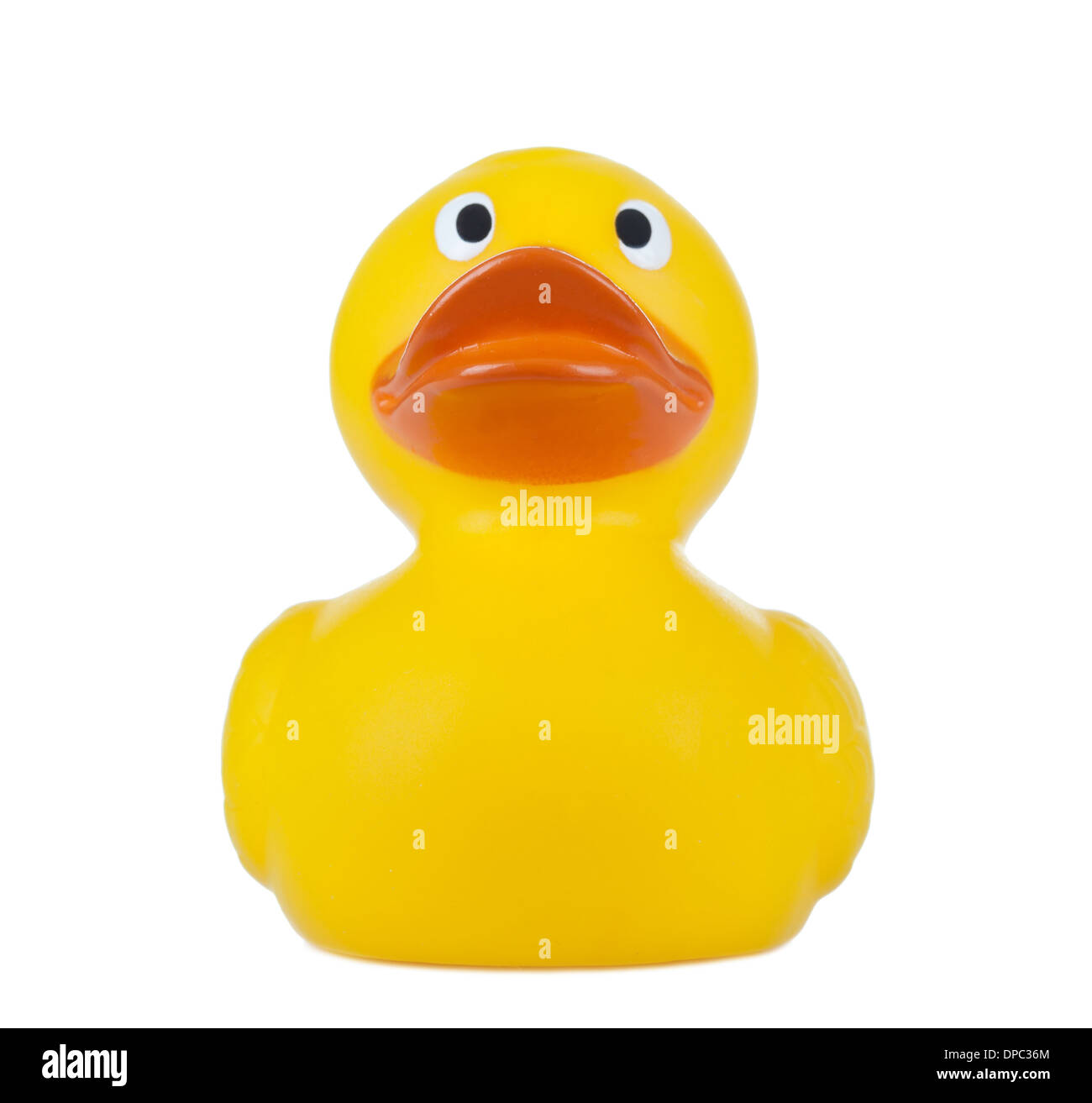 Yellow Rubber Duck isolated on white background Stock Photo - Alamy