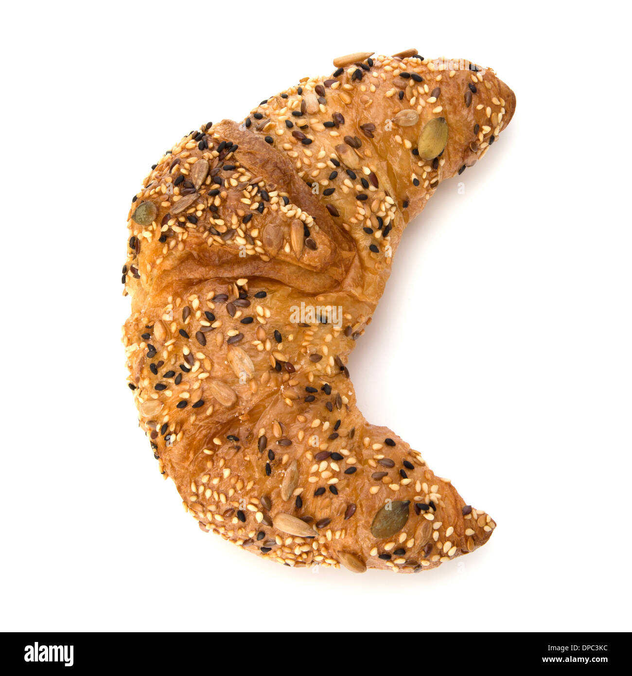 fresh croissant isolated on white background Stock Photo - Alamy