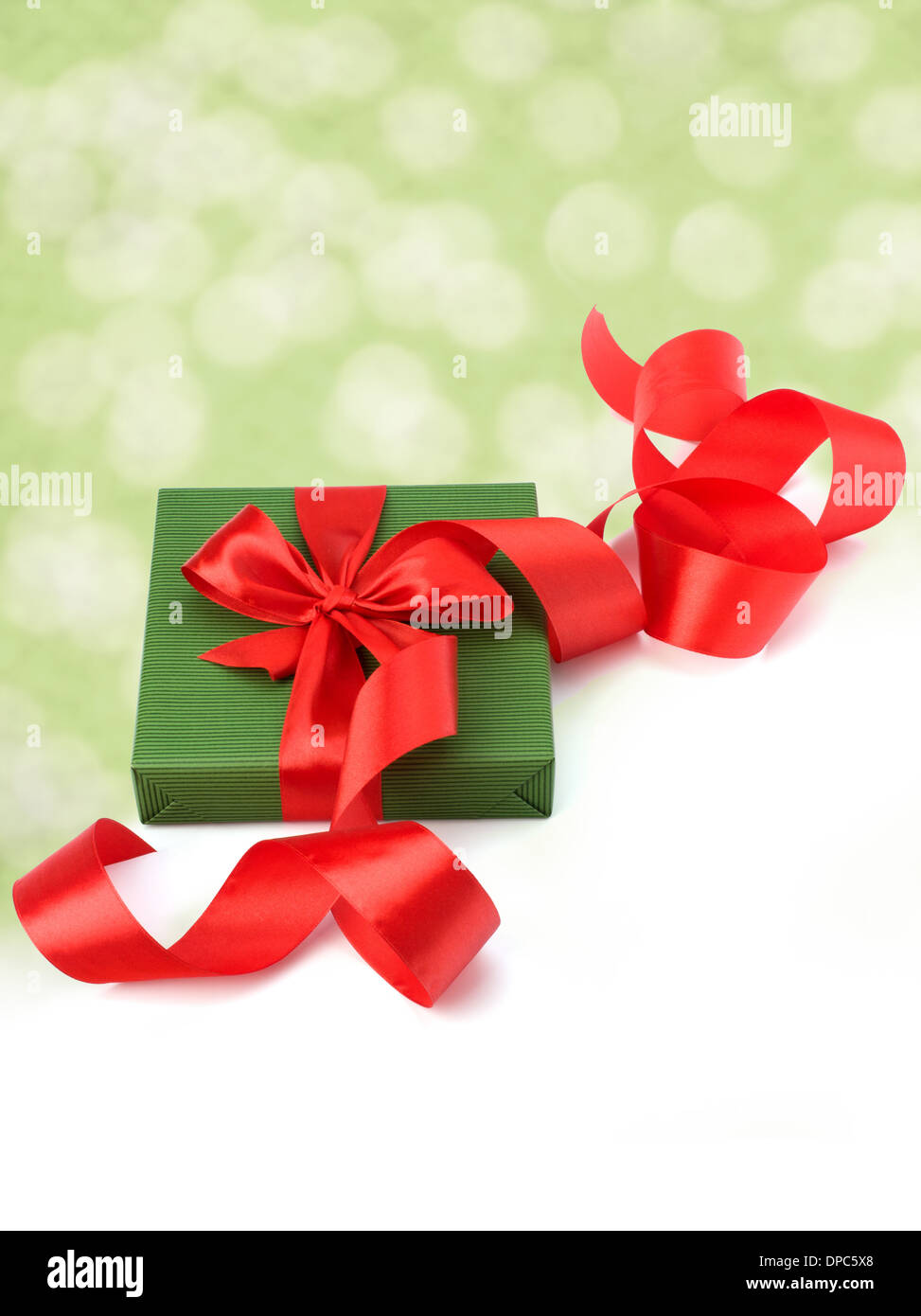 Beautiful gift box. Greeting card Stock Photo Alamy