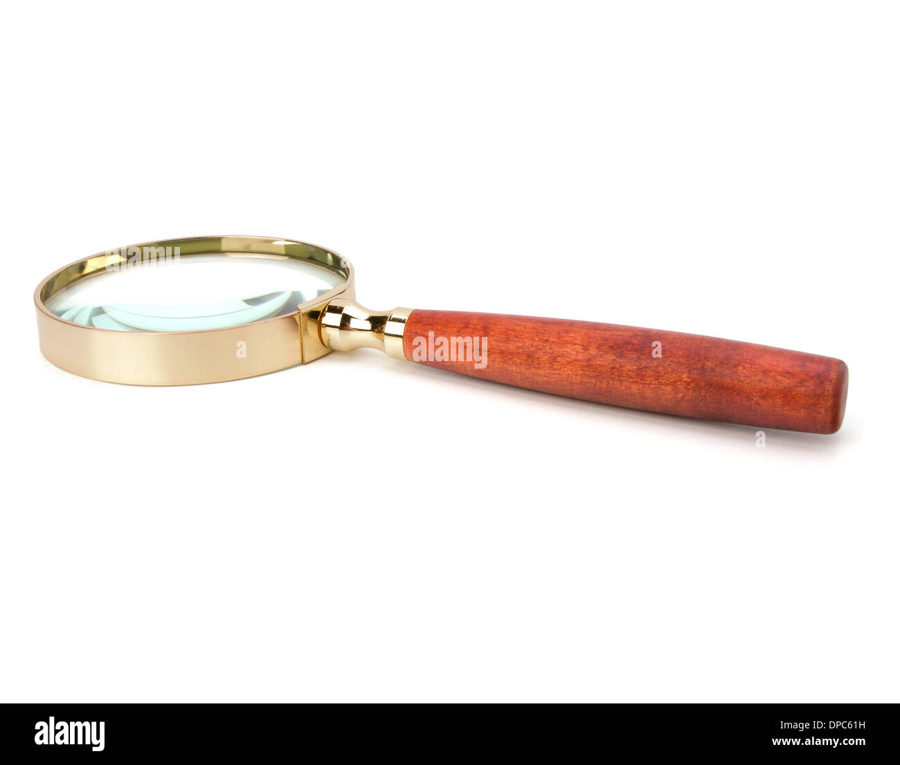 hand magnifier isolated on white background Stock Photo Alamy