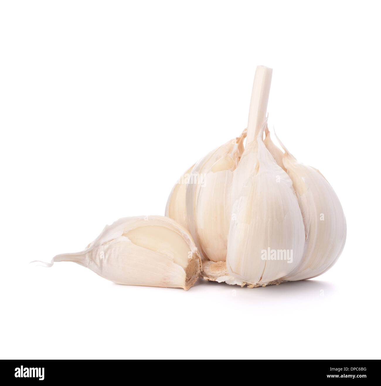 garlic bulb isolated on white background cutout Stock Photo Alamy