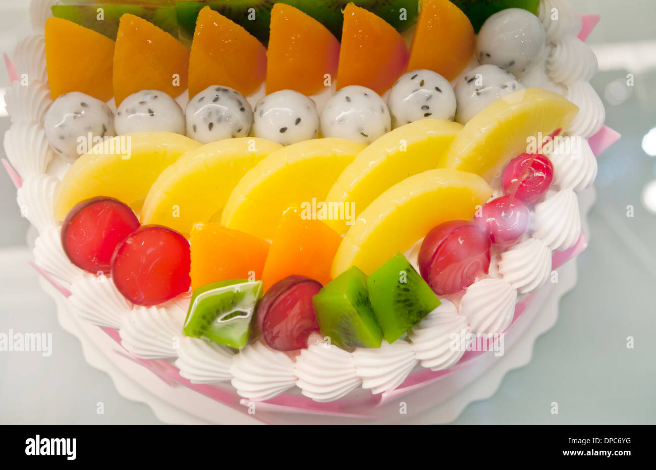 Birthday cakes, pastries design Stock Photo