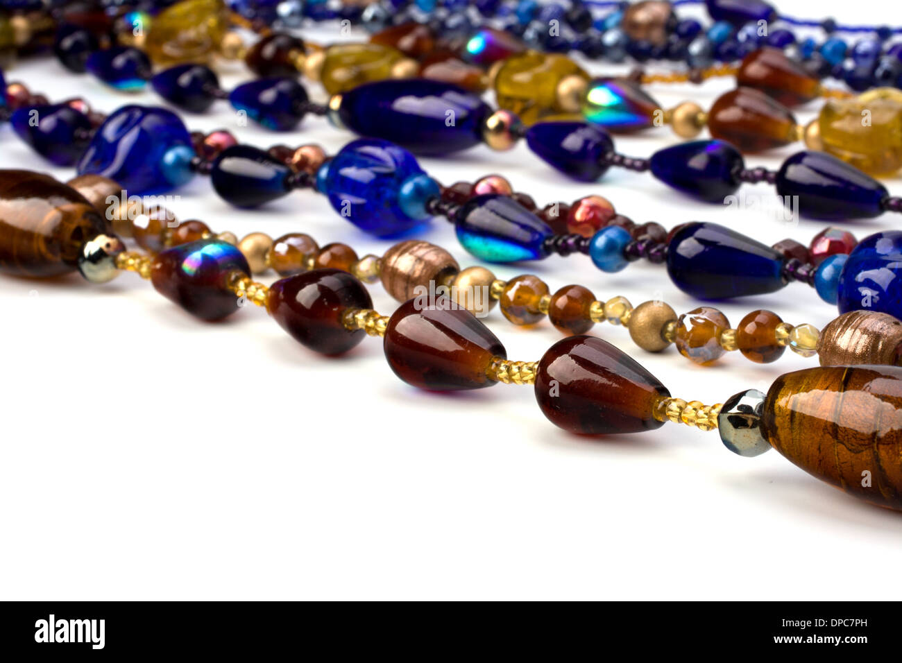 colourful beads background on white Stock Photo - Alamy