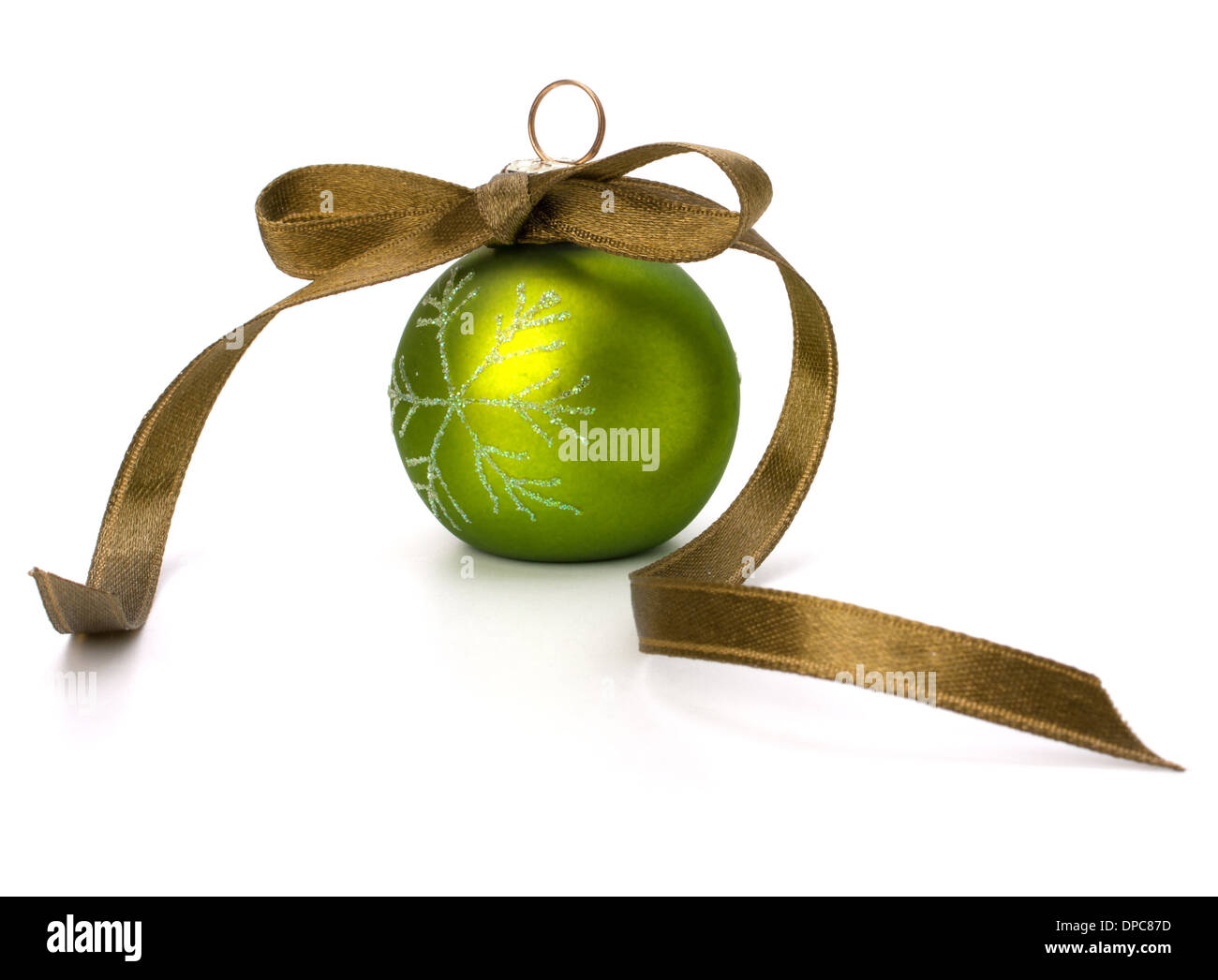 Christmas ball isolated on white background Stock Photo - Alamy