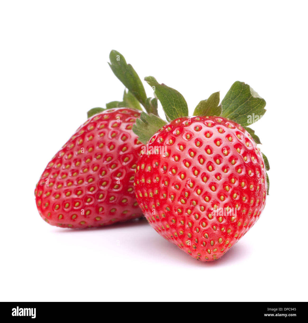 Strawberry isolated on white background cutout Stock Photo - Alamy