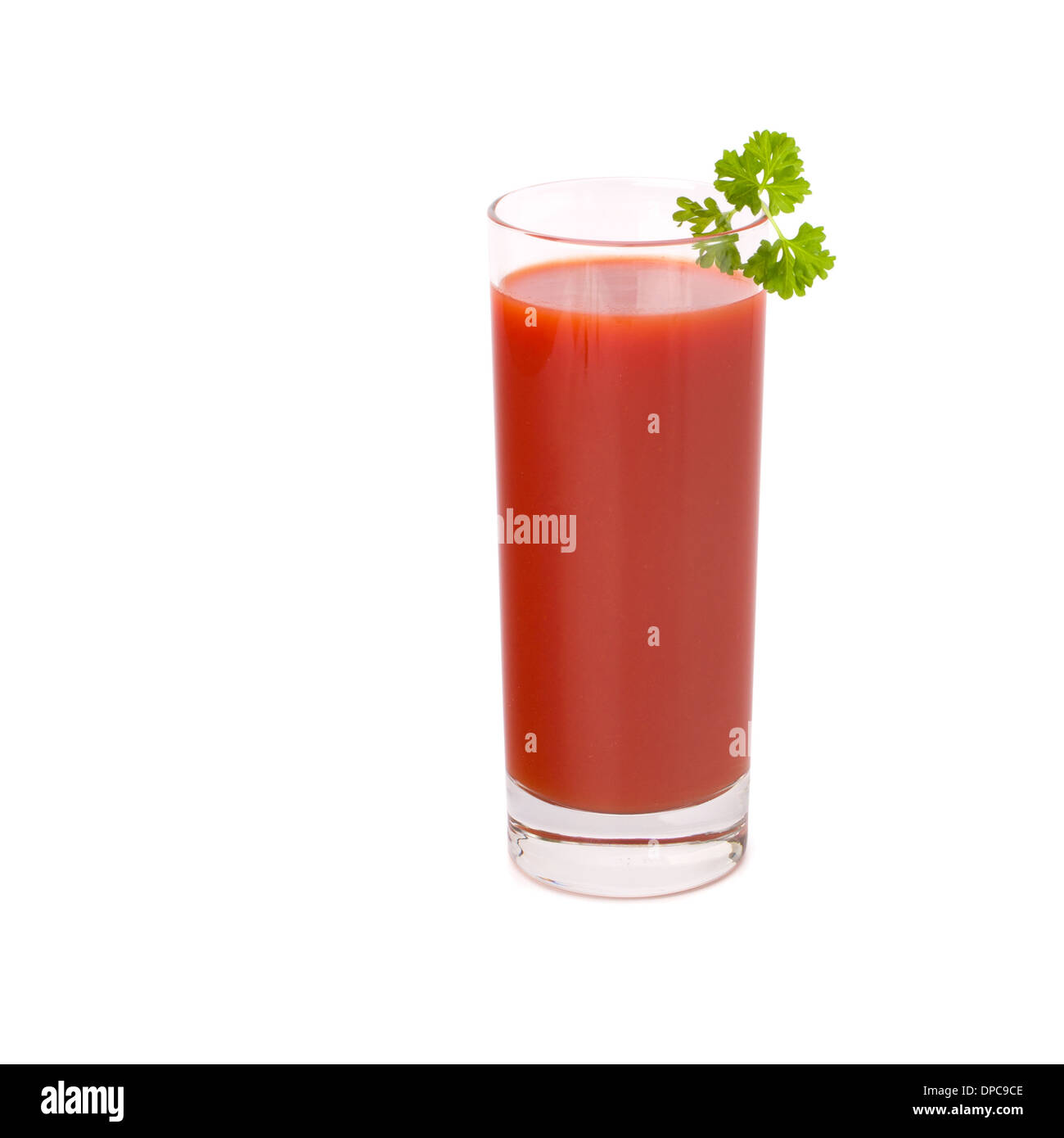 tomato juice glass isolated on white background Stock Photo Alamy