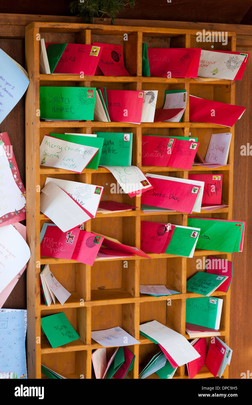 Letters to Santa Stock Photo