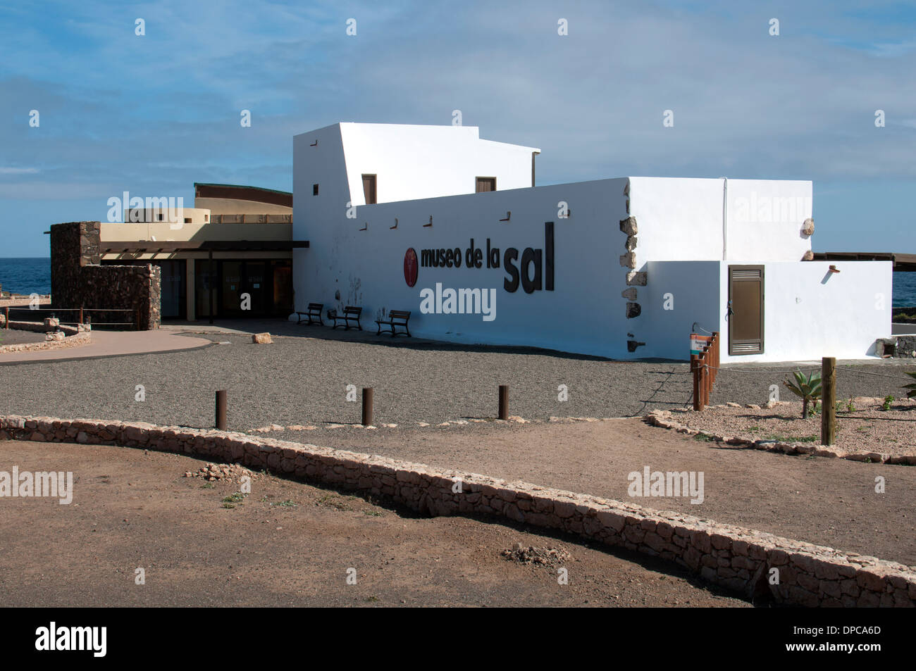 Salt museum near Caleta de Fuste, Fuerteventura, Canary Islands, Spain. Stock Photo
