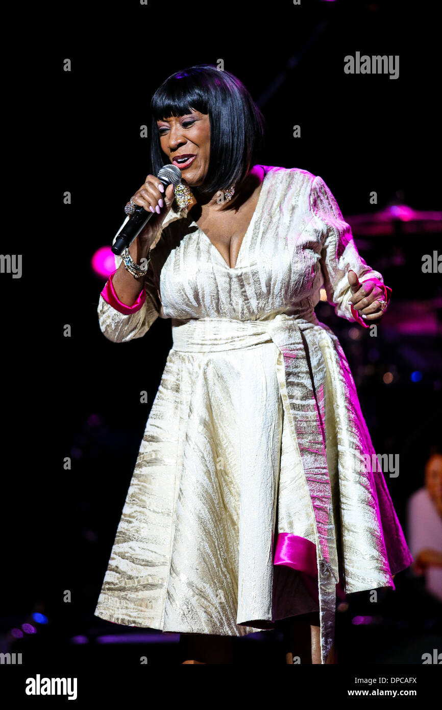 R&B Singer Patti Labelle performs live in concert as part of her world