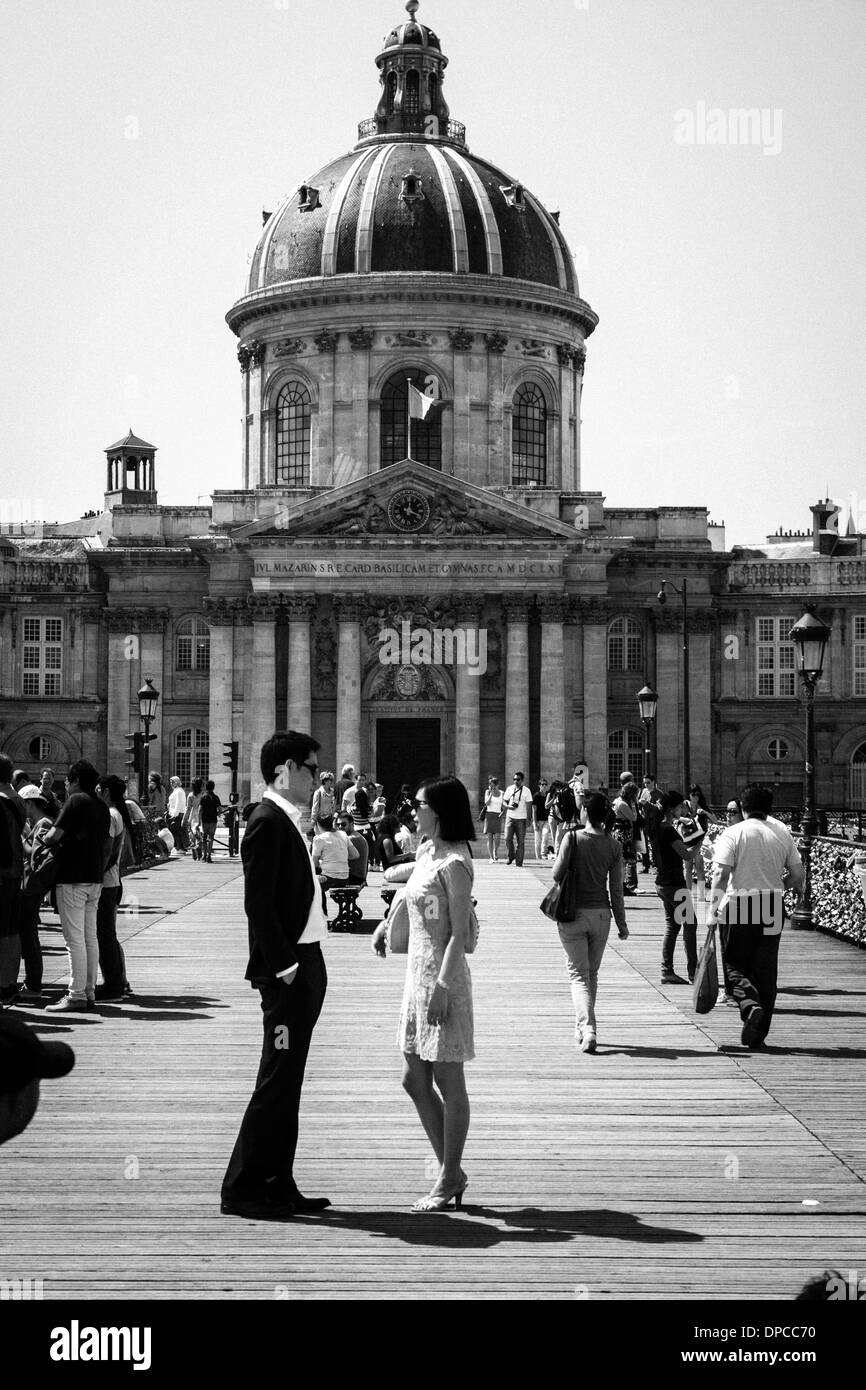 Paris, couple in love Stock Photo