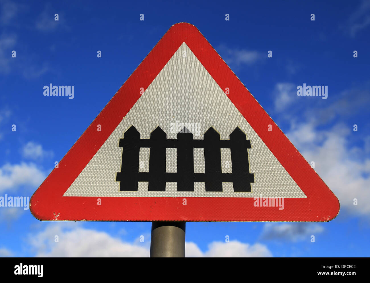 Level Crossing Sign High Resolution Stock Photography And Images Alamy
