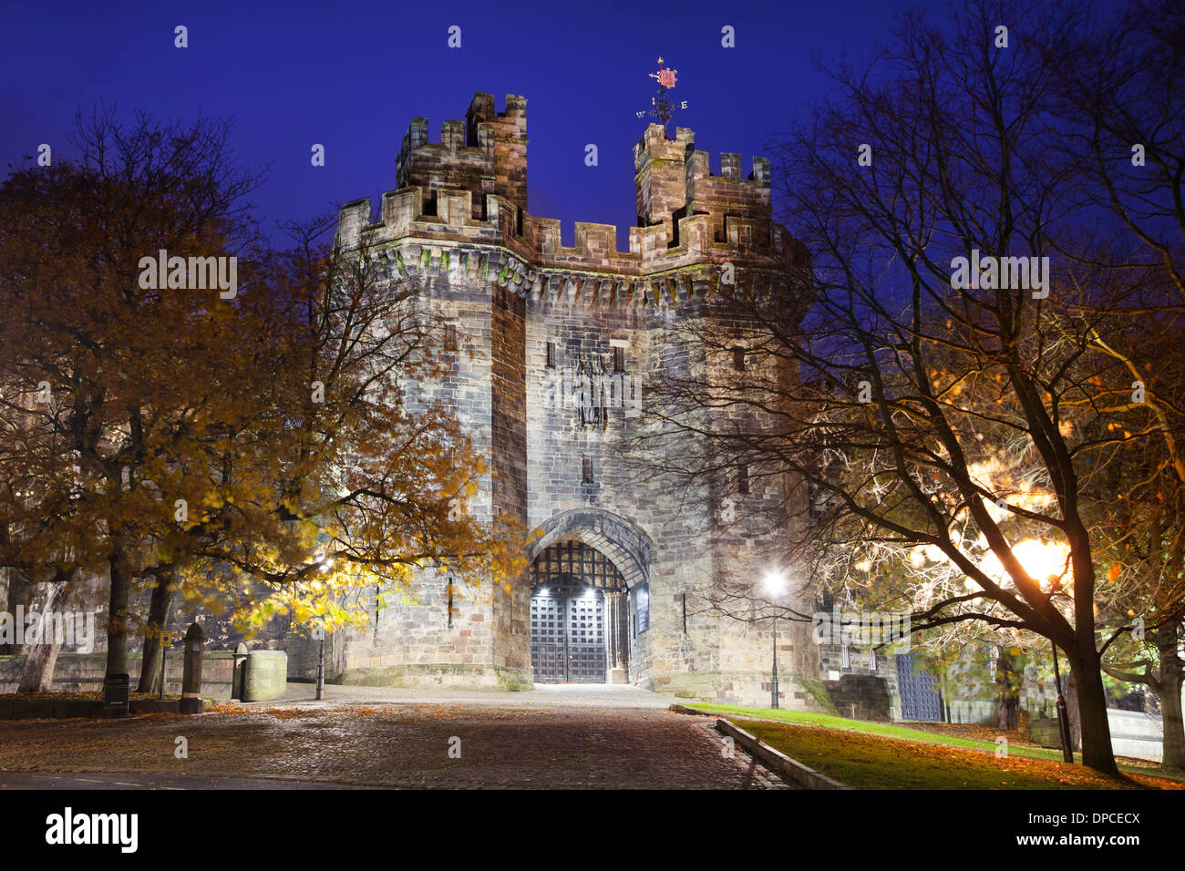 Lancaster Castle Lancaster Lancashire England UK Stock Photo
