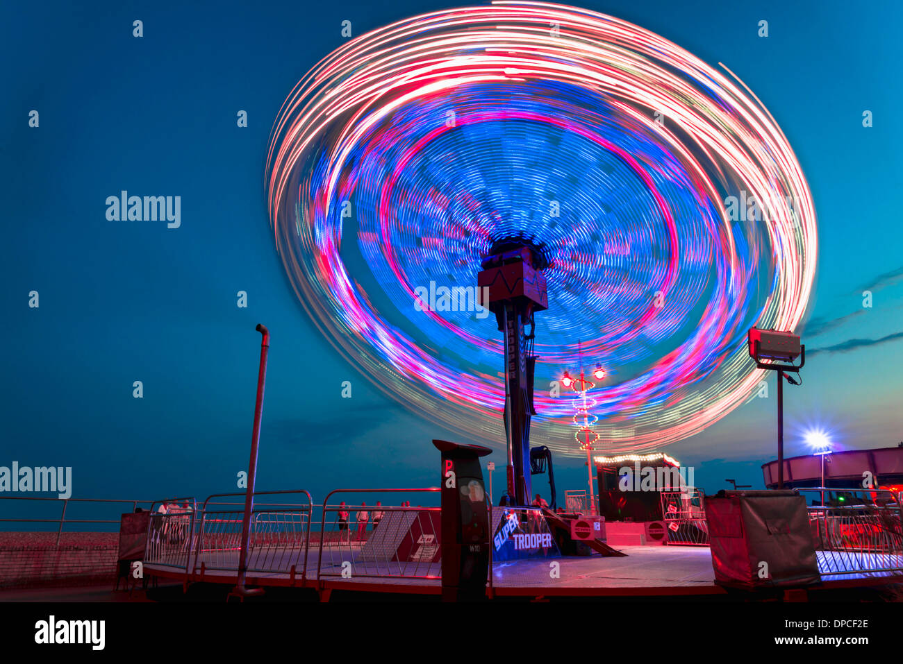Funfair ride at Bognor Regis, West Sussex, UK Stock Photo Alamy