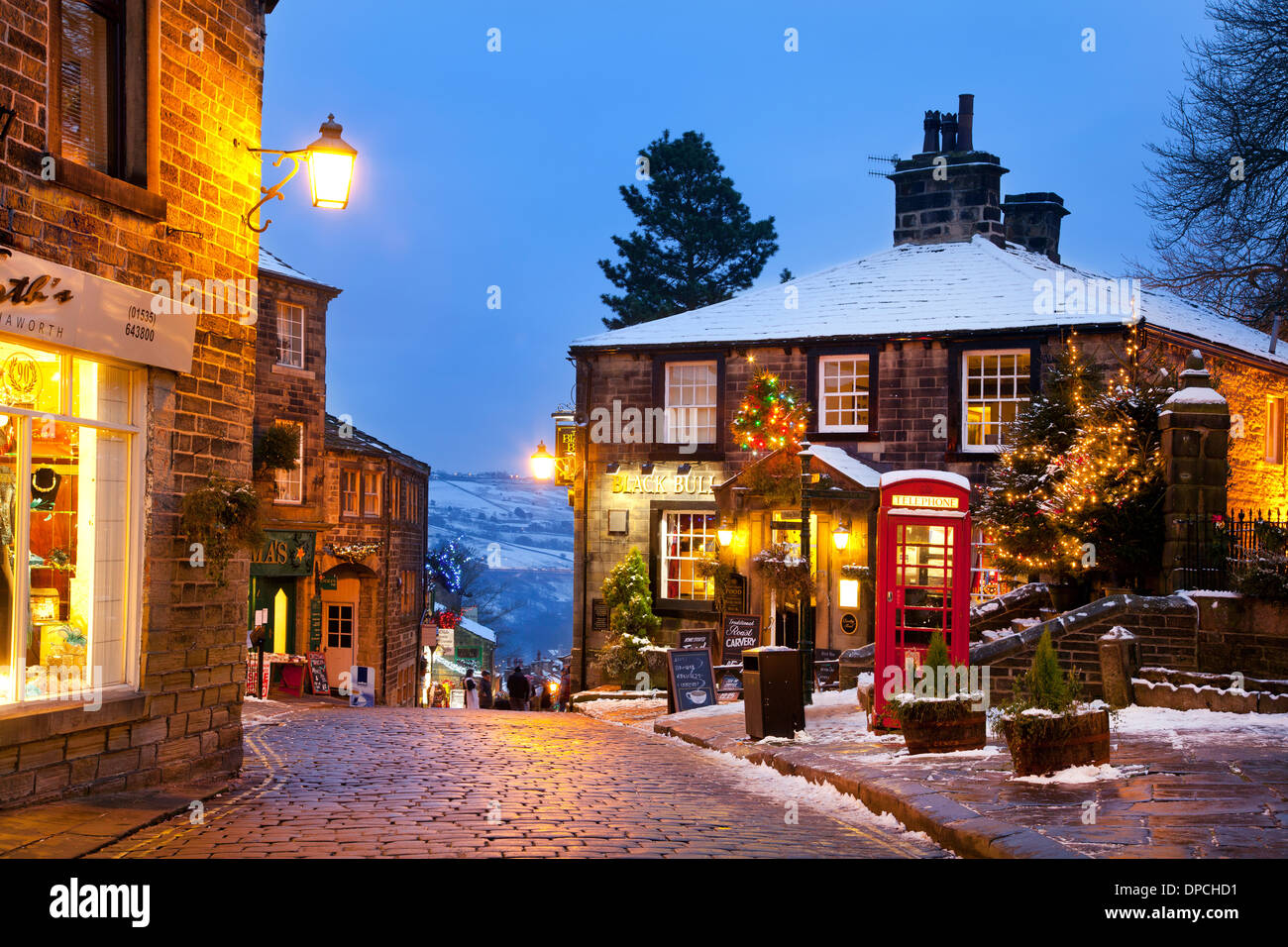 Haworth, West Yorkshire, UK Stock Photo Alamy