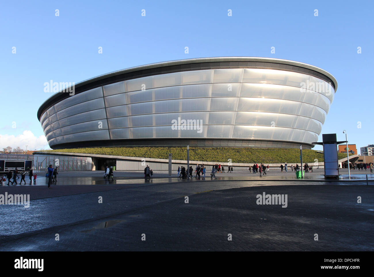 Exterior of The Hydro Glasgow Scotland January 2014 Stock Photo - Alamy