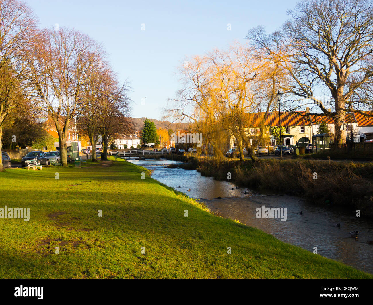 The River Leven at Great Ayton North Yorkshire England UK Stock Photo