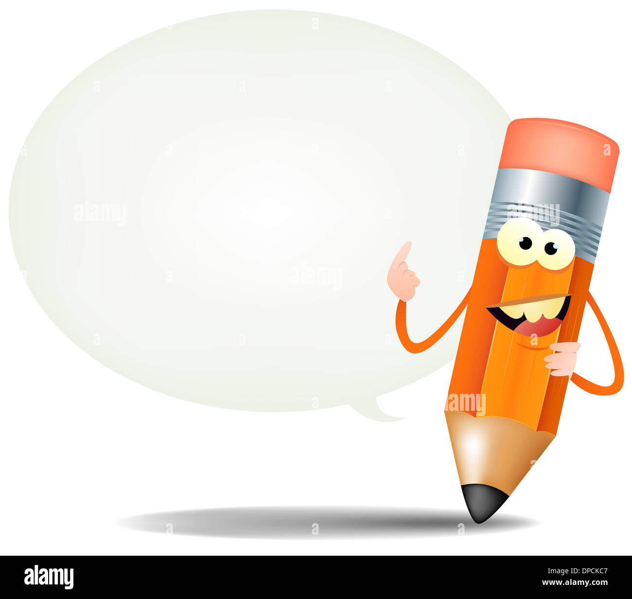 Cartoon pencil hi-res stock photography and images - Alamy