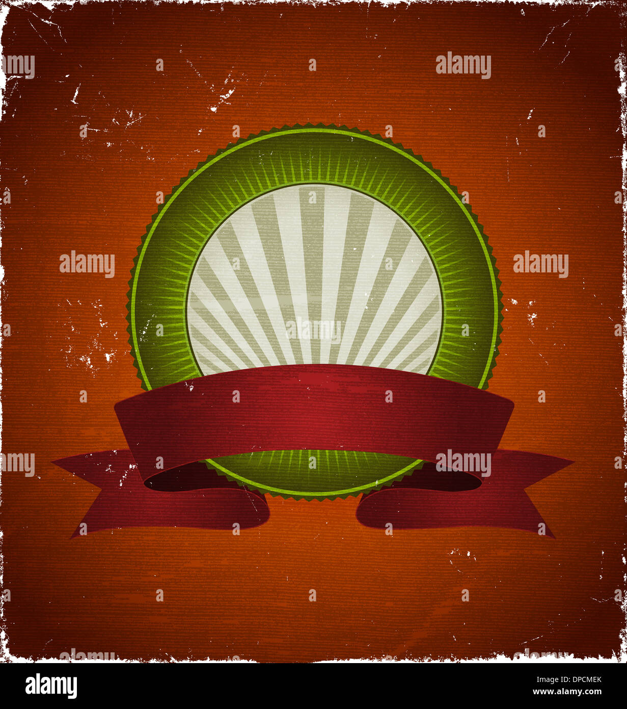 Illustration Of A Grunge Design Banner With Texture For Award And