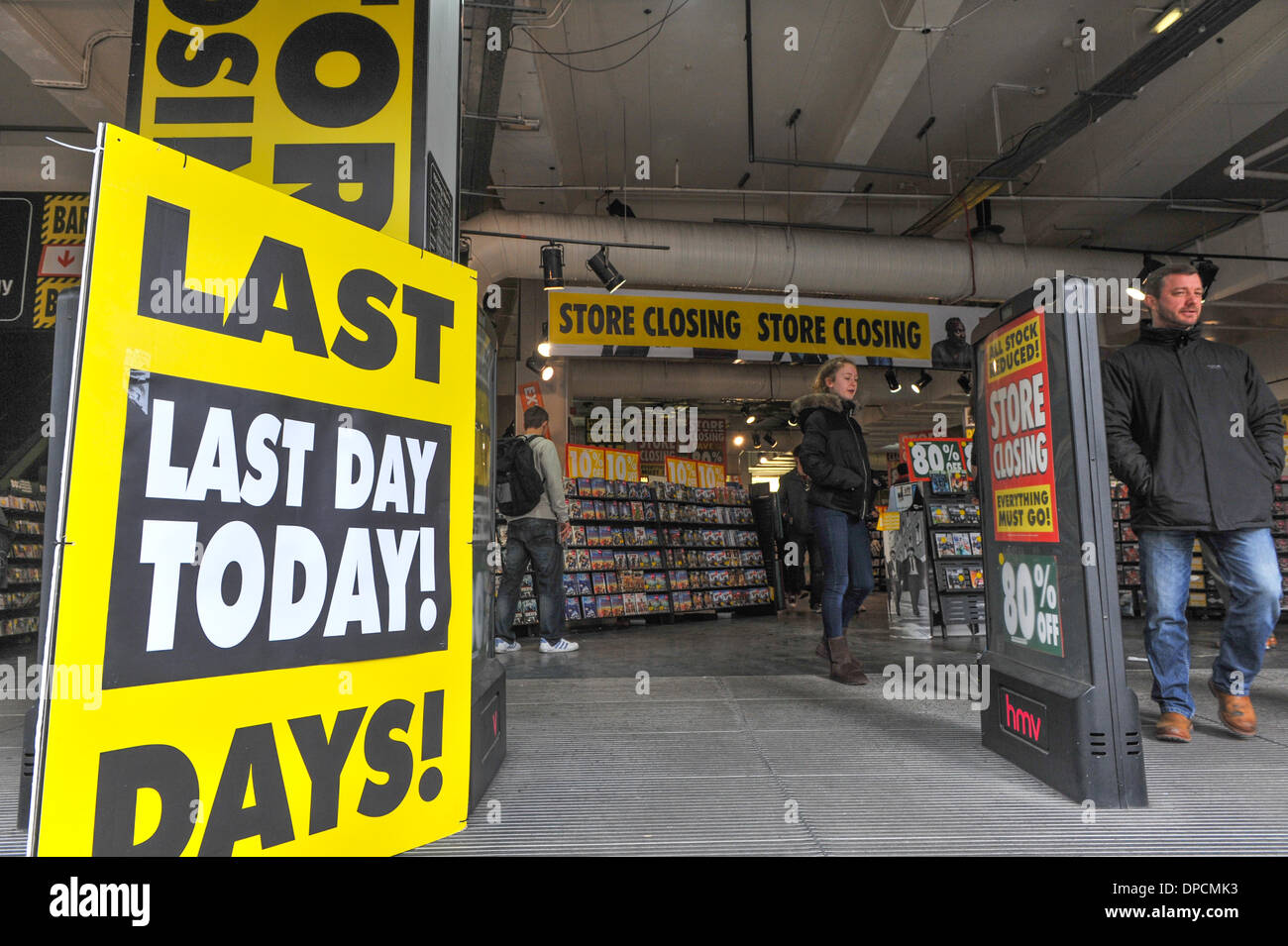 In store at hmv oxford street High Resolution Stock Photography and