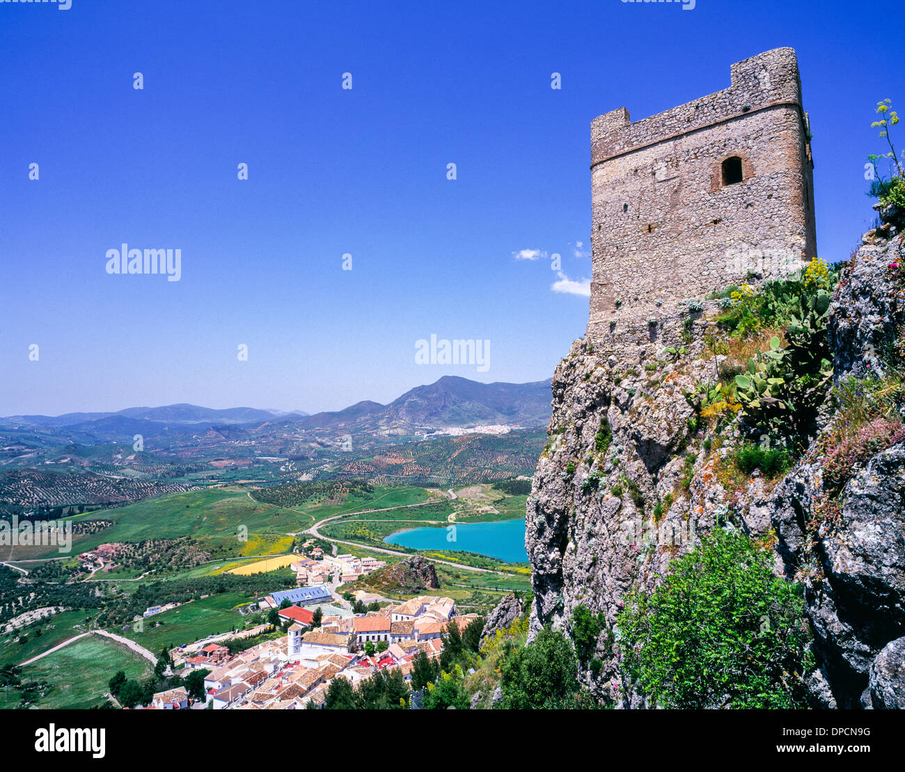 Zahara de La Sierra Andalucia Spain Stock Photo