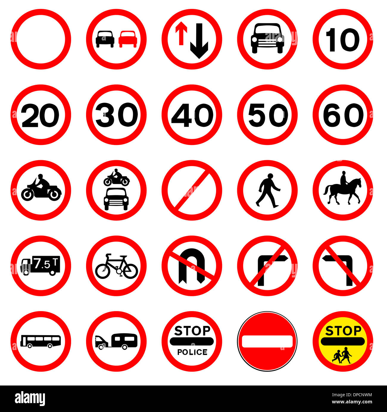 Road traffic signs