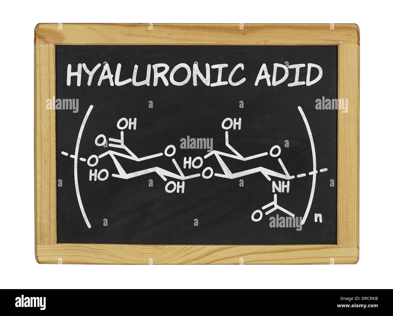 chemical formula of hyaluronic acid Stock Photo Alamy