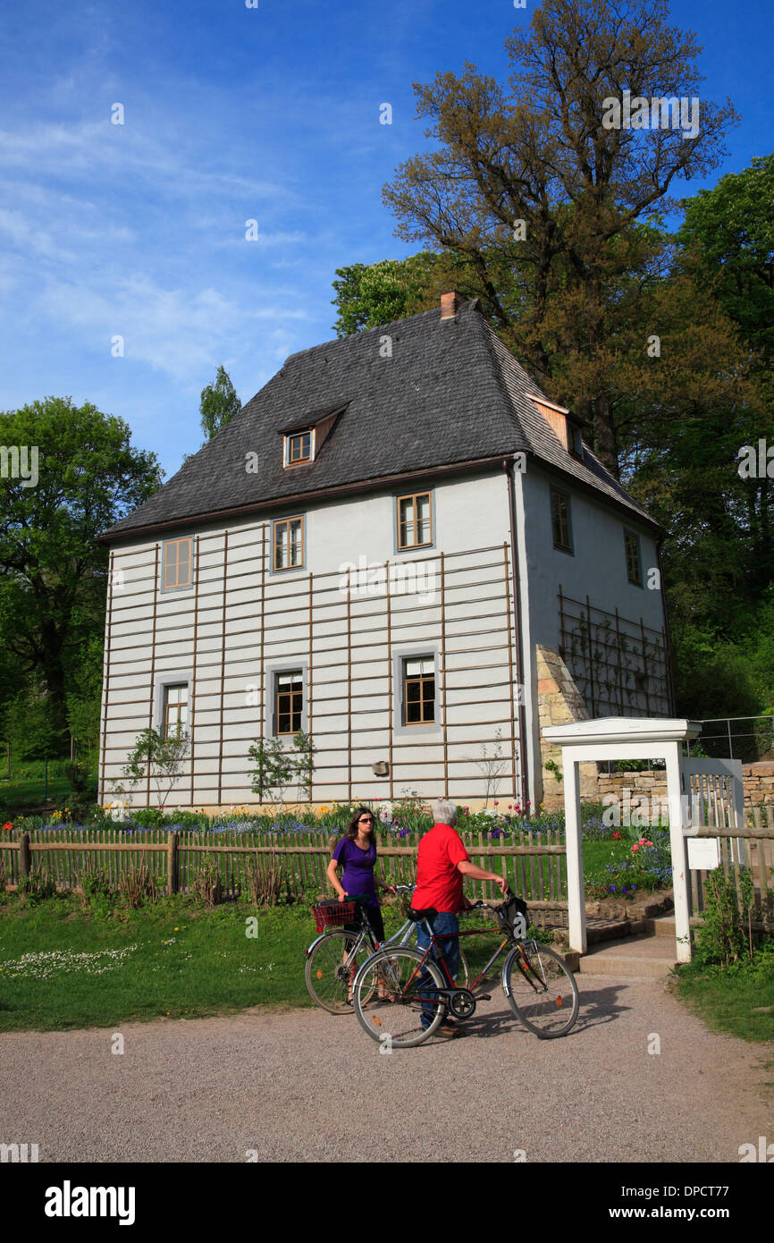 Goethe Garden House in Ilm Park, Weimar, Thuringia, Germany Stock Photo