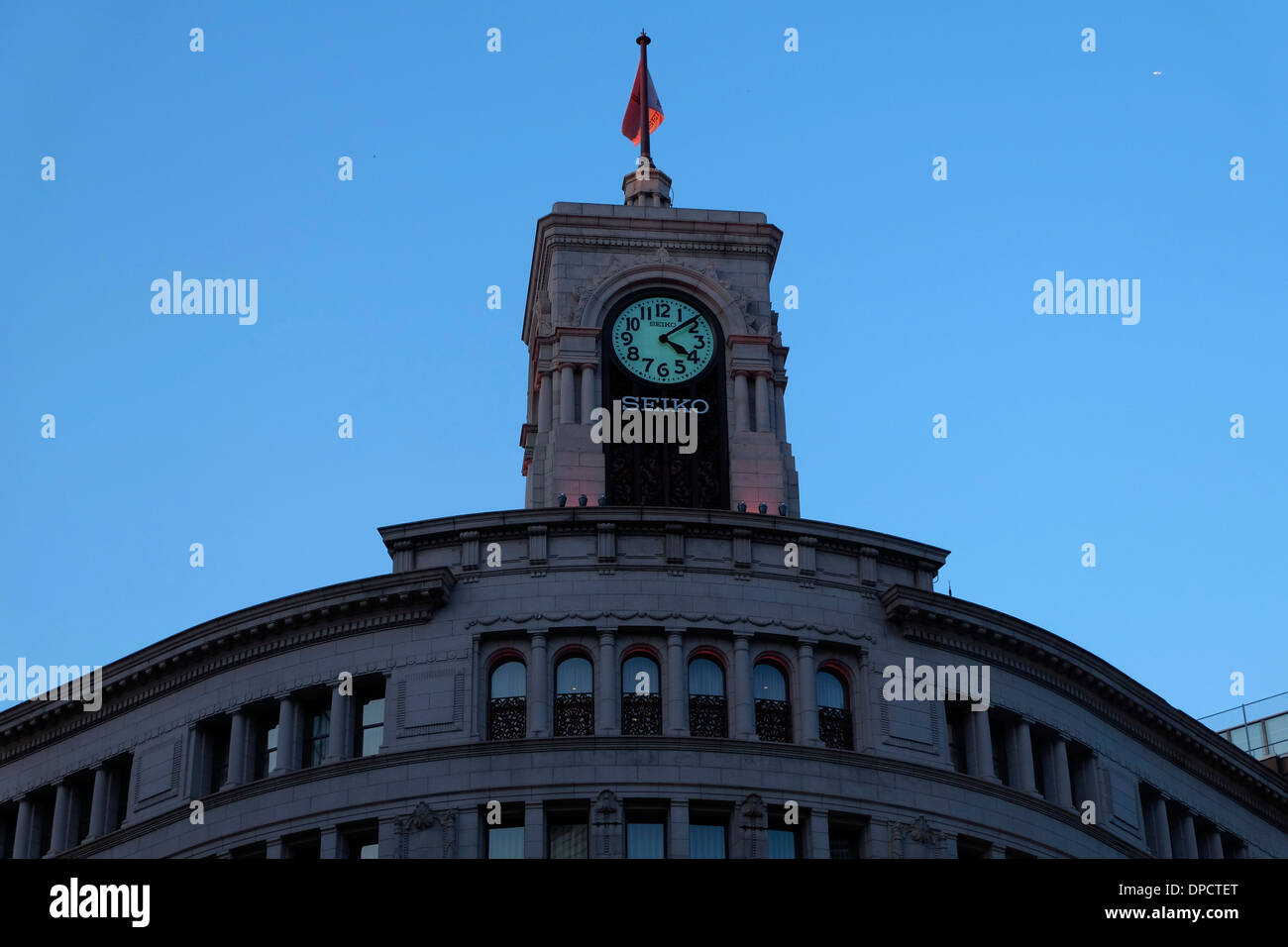 Ginza Wako building Stock Photo