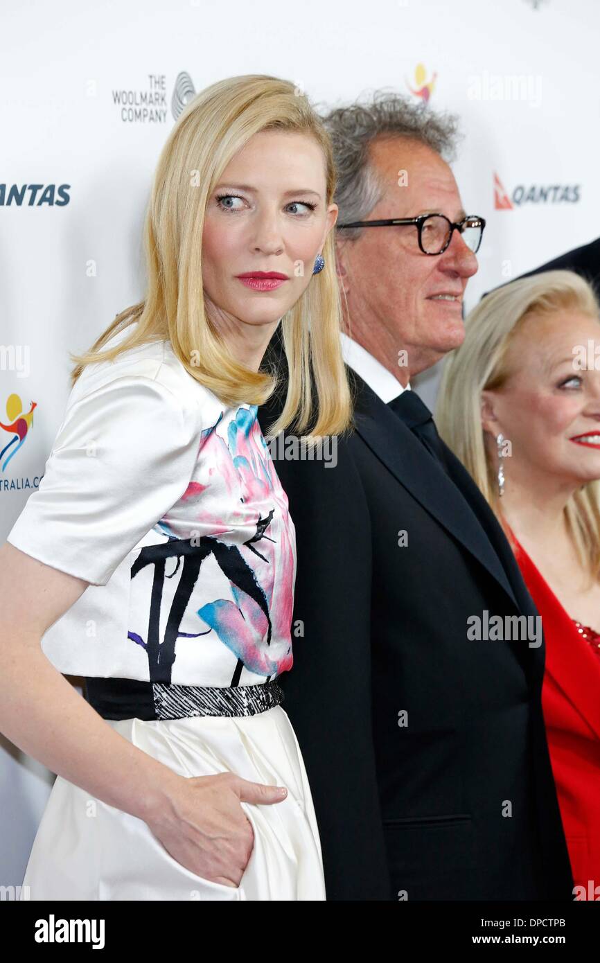 Los Angeles, California, USA. 11th Jan, 2014. Cate Blanchett and