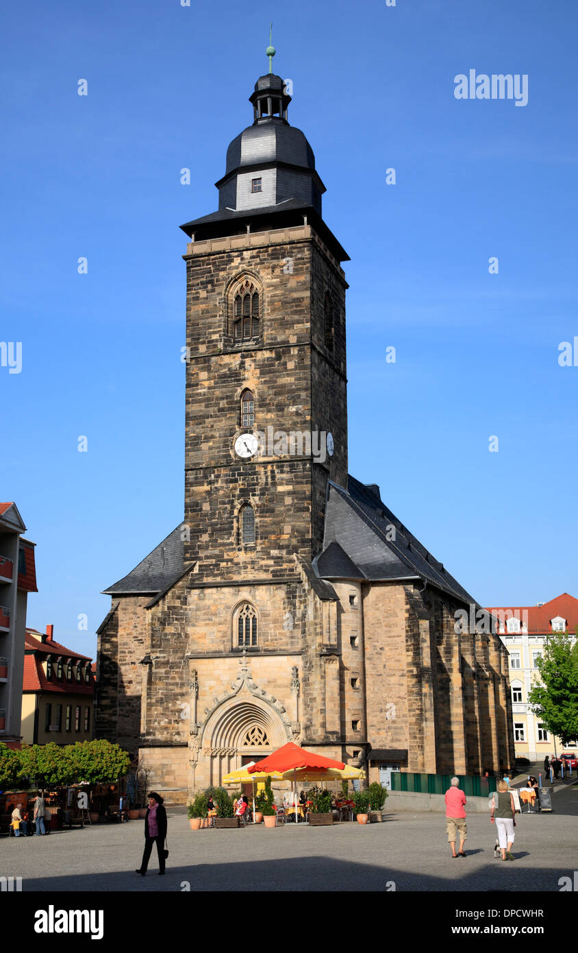 Margarethen Church at Neumarkt, Gotha, Thuringia, Germany, Europe Stock Photo