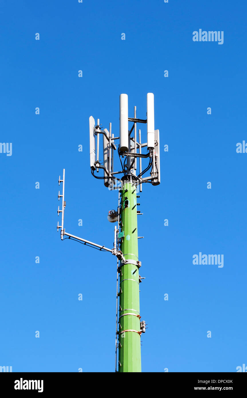a mobile phone transmitter mast Stock Photo Alamy