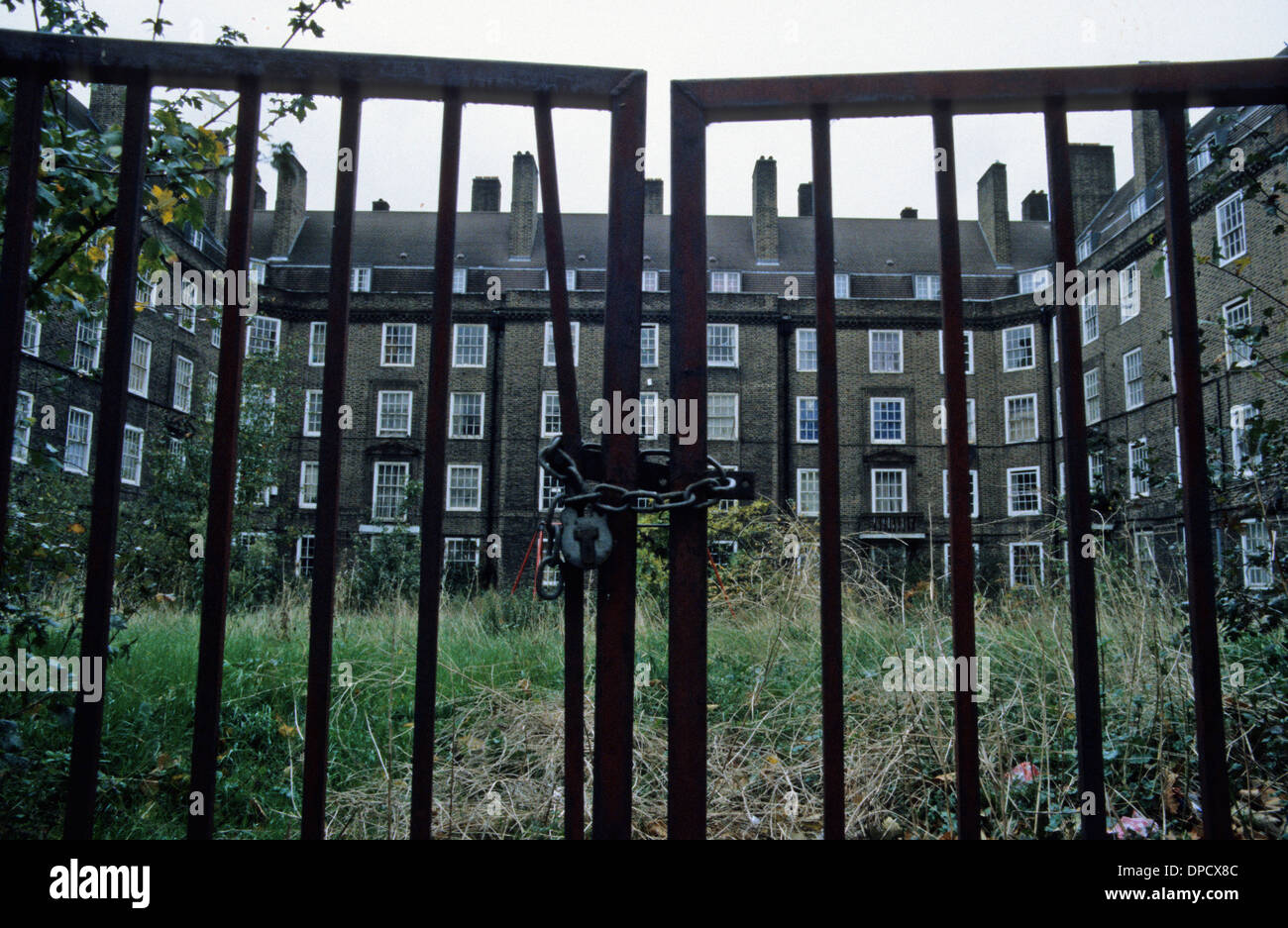 Postwar block of council flats off the Old Kent Road, Peckham, London