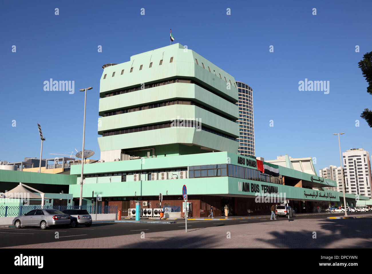 Main Bus Terminal in Abu Dhabi, United Arab Emirates Stock Photo Alamy