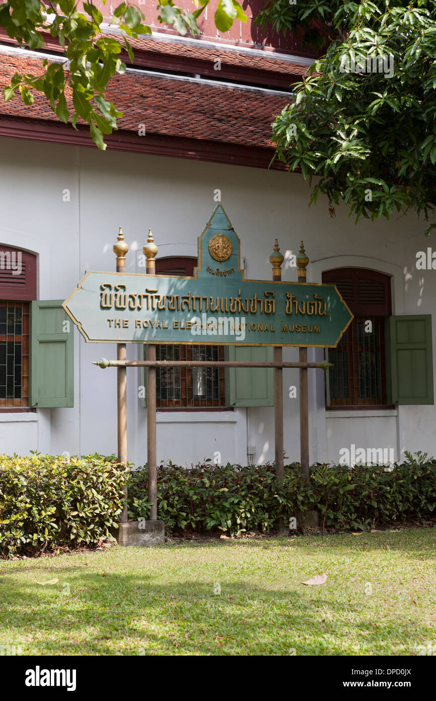 The Royal Elephant National Museum Bangkok Thailand Stock Photo