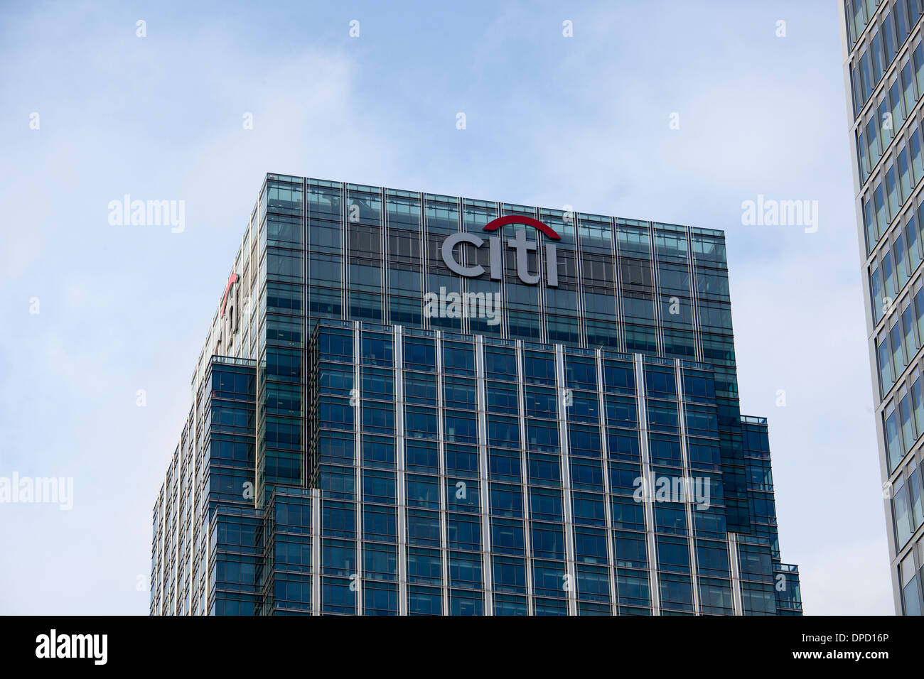 citi bank building canary wharf Stock Photo 65439886 Alamy