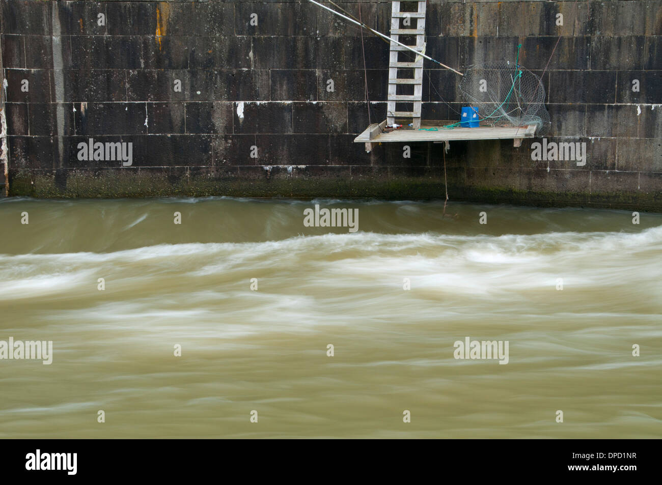 Fishing At Cascade Locks High Resolution Stock Photography and Images