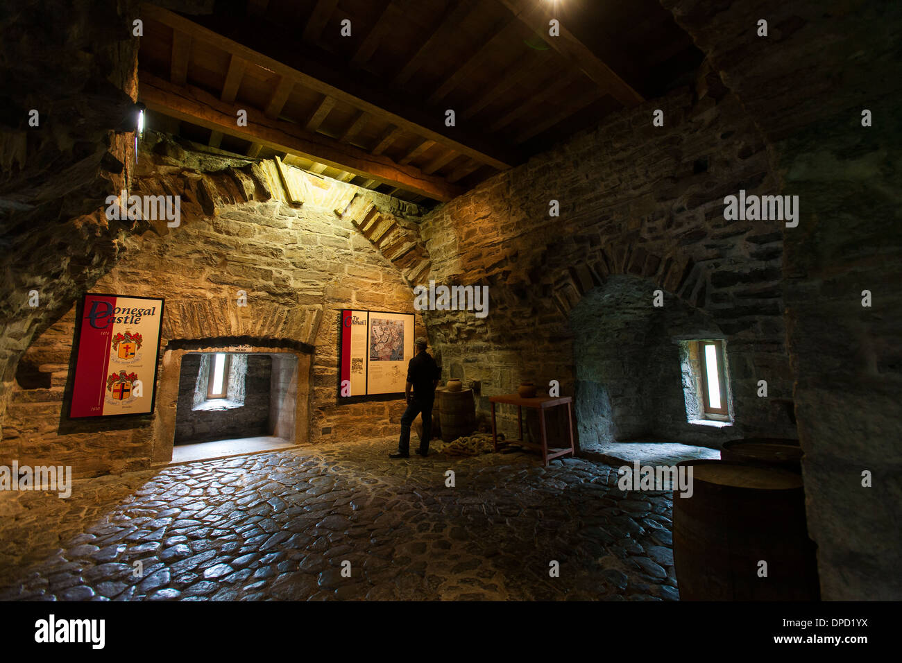 Ground level storage facilities in the interior of the renovated 15th