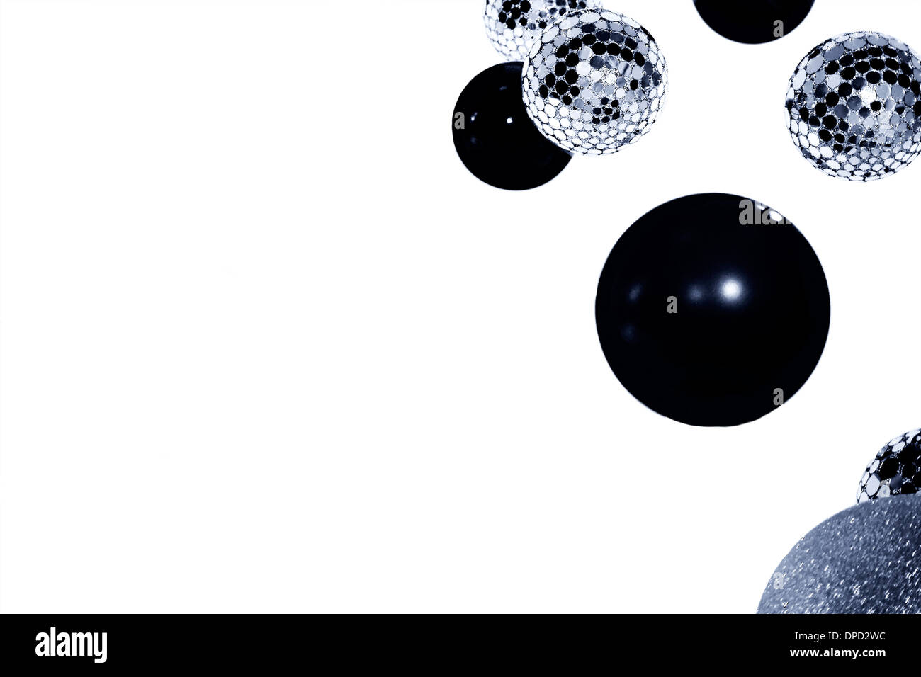 Isolated disco balls Stock Photo