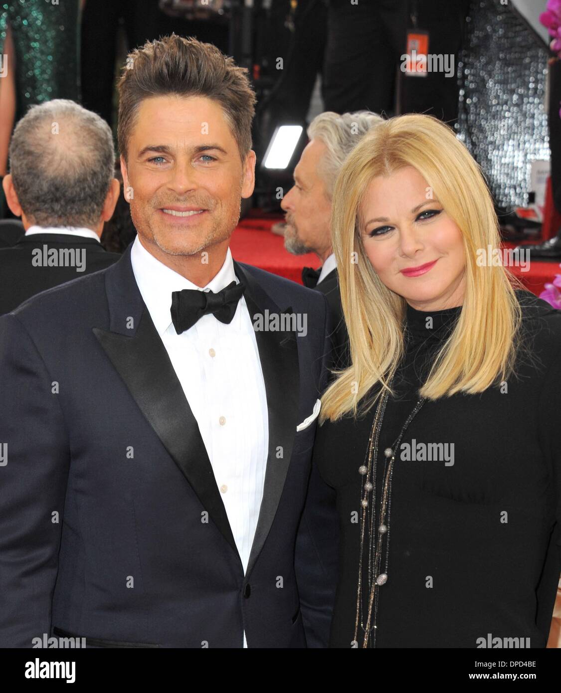 Beverly Hills, California, USA. 12th Jan, 2014. Rob Lowe; Sheryl Berkoff at arrivals for 71st Golden Globes Awards - Arrivals 4, The Beverly Hilton Hotel, Beverly Hills, CA January 12, 2014. Credit:  Linda Wheeler/Everett Collection/Alamy Live News Stock Photo