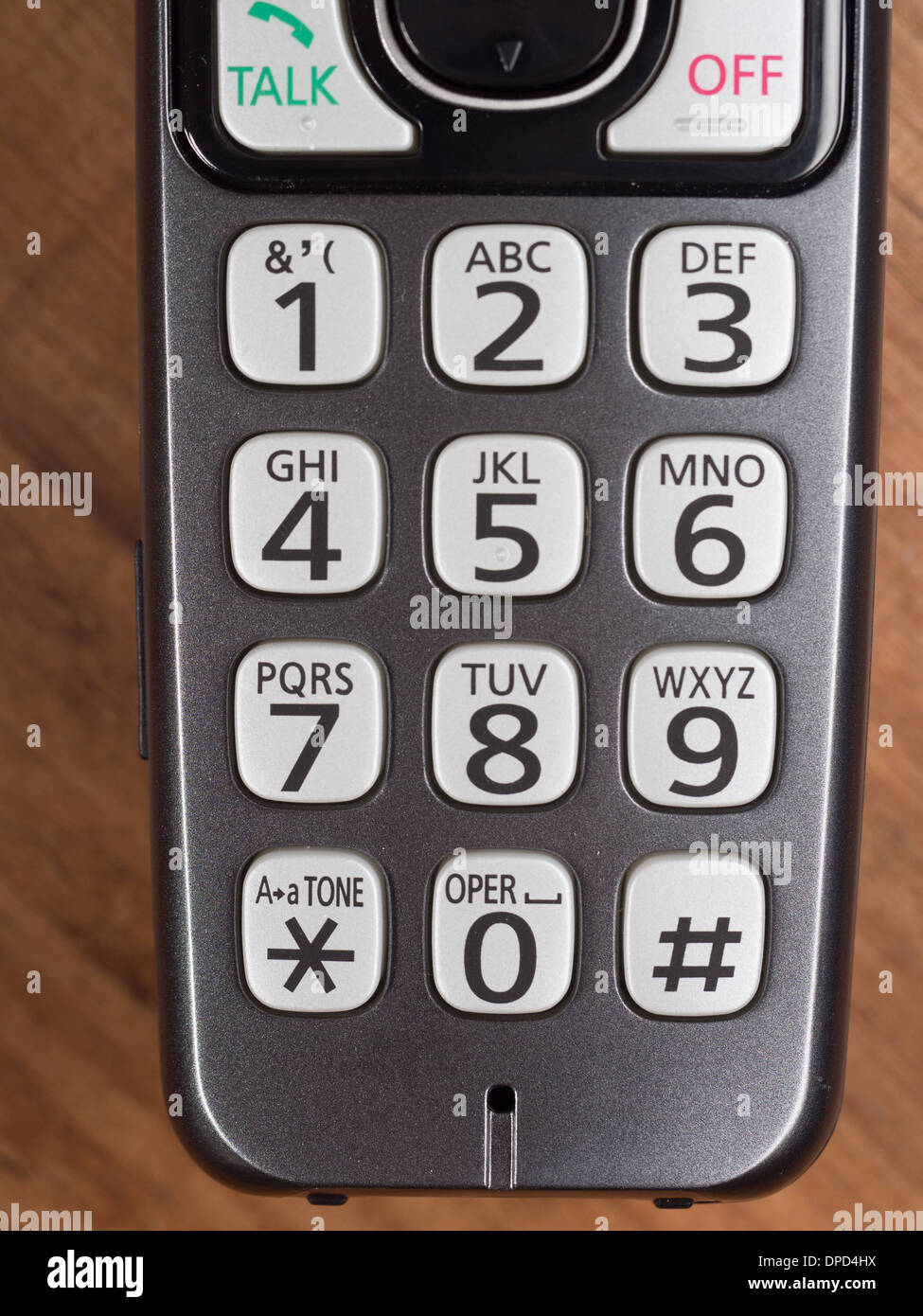 cellphone / cordless telephone keypad Stock Photo