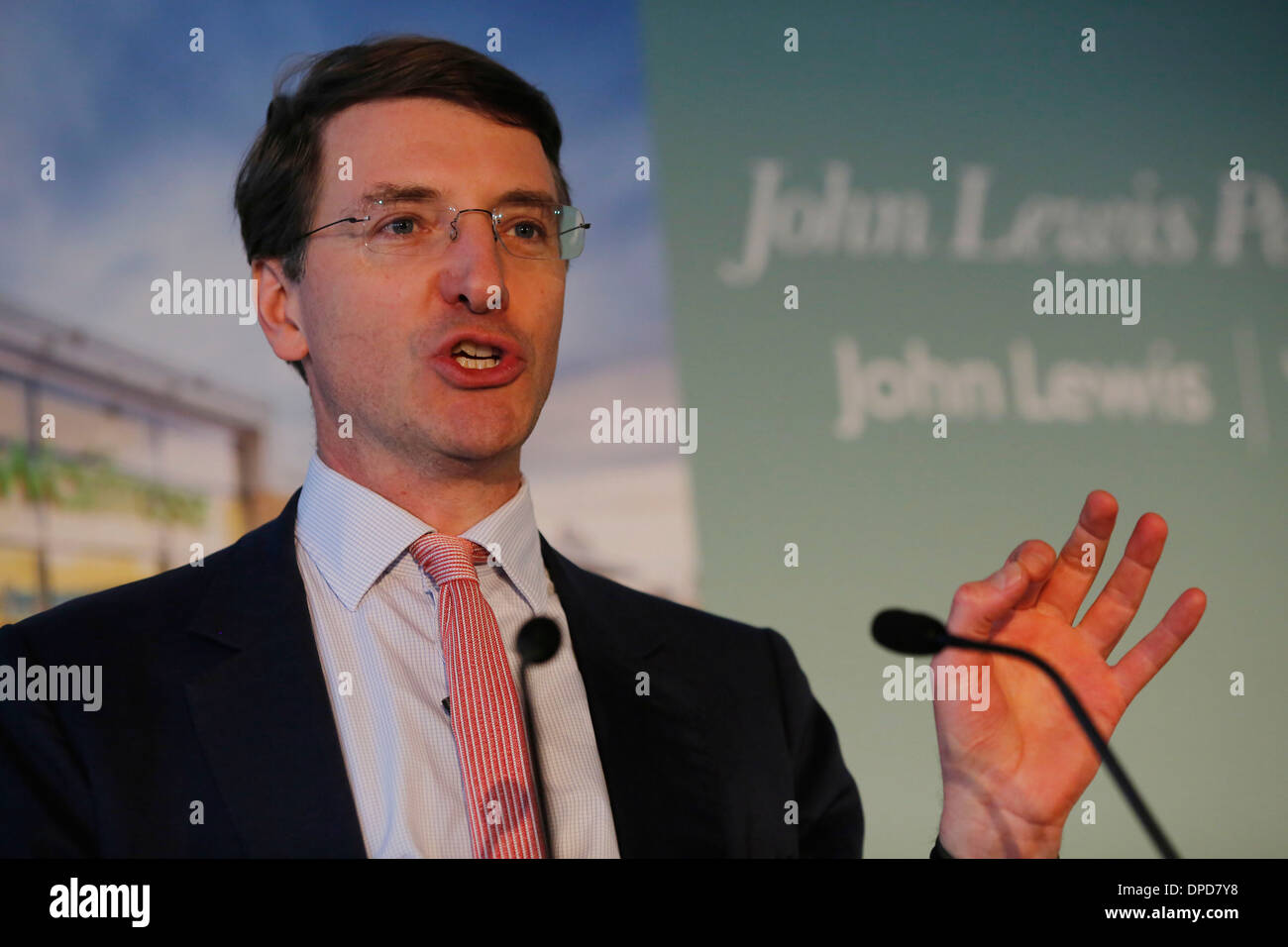 John Lewis flagship Oxford Street store in central London Stock Photo